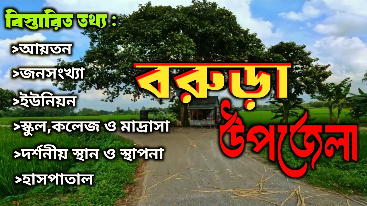 এক নজরে বরুড়া উপজেলার বিস্তারিত তথ্য জানুন। কুমিল্লা জেলার অন্তর্গত বরুড়া উপজেলা || Barura upazila.
