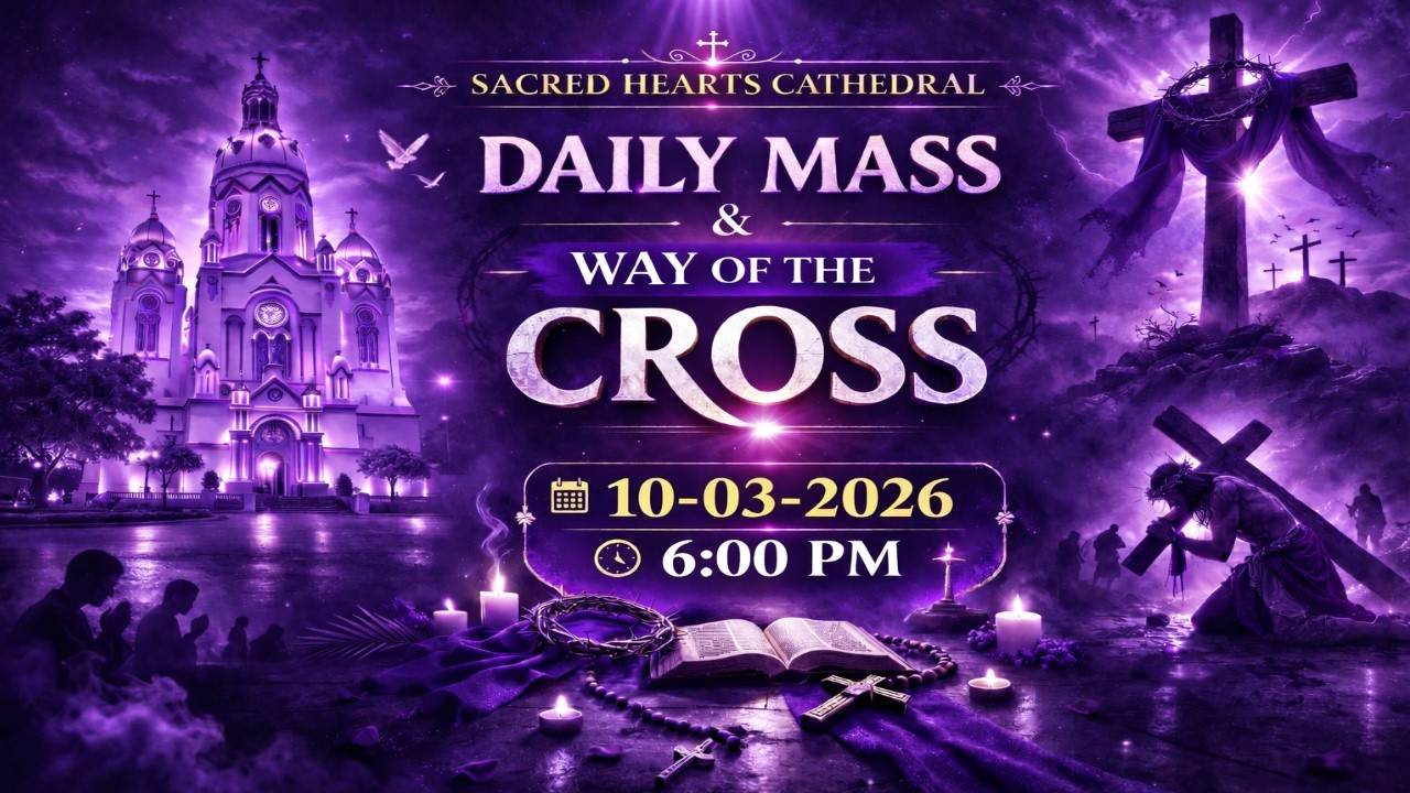 LIVE|SACRED HEARTS' CATHEDRAL|06:00PM|DAILY MASS|10-03-2026|TUTICORIN DIOCESE