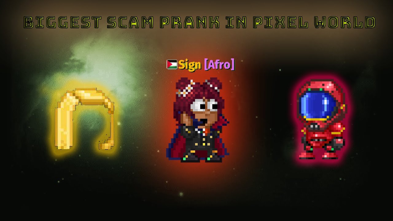 BIGGEST SCAM PRANK IN #pixelworlds 1 BILLION BYTES WENT WRONG?