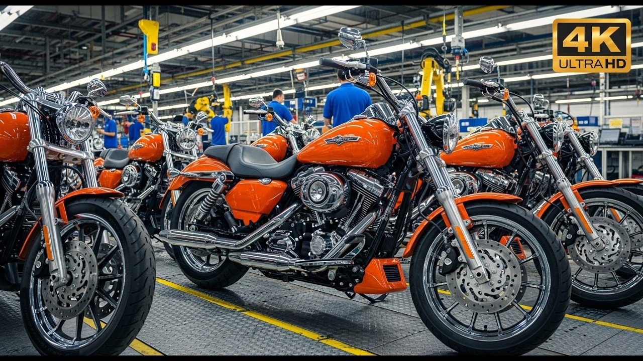 Inside the Legendary Harley-Davidson Factory | How Touring Motorcycles Are Built (Full Process)