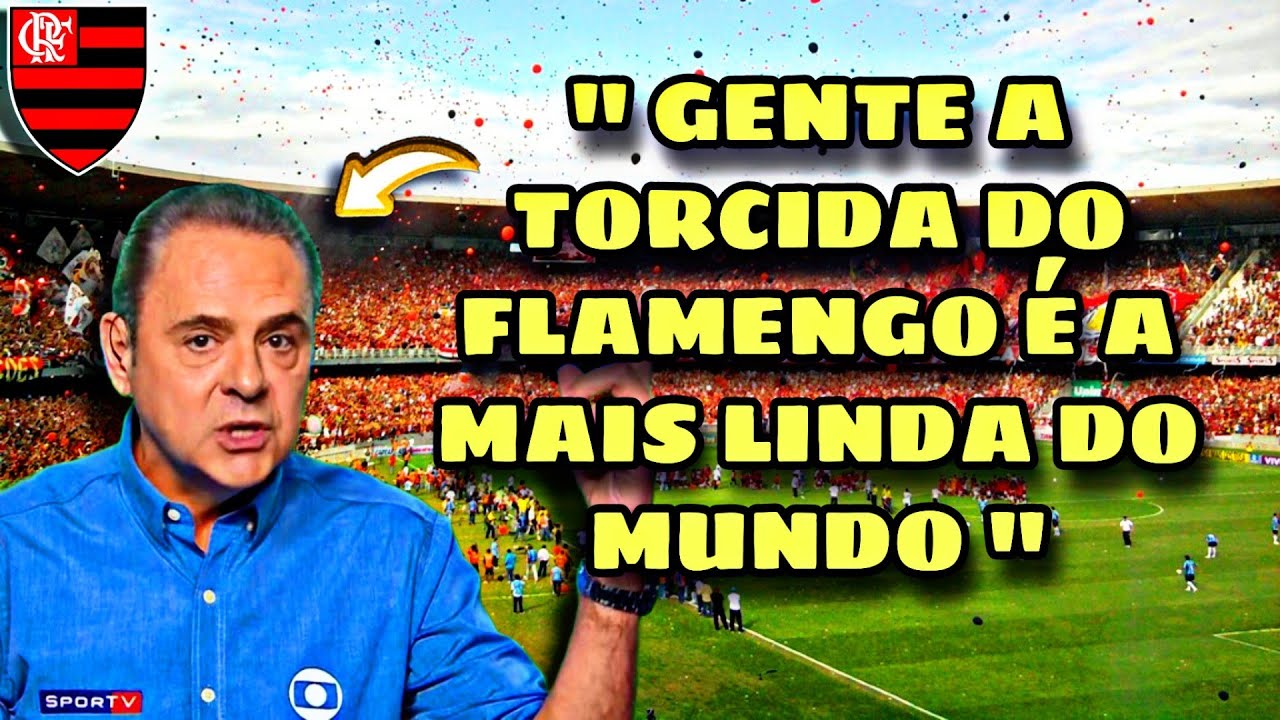 NARRADORES parando para escutar a TORCIDA do Flamengo ( parte 2 )