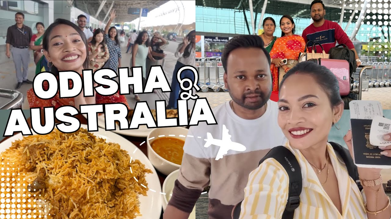 ଓଡ଼ିଶାକୁ ବିଦାୟ 😭 || Family See Off & Airport Shopping ✈️ || Returning to Australia ✈️ 