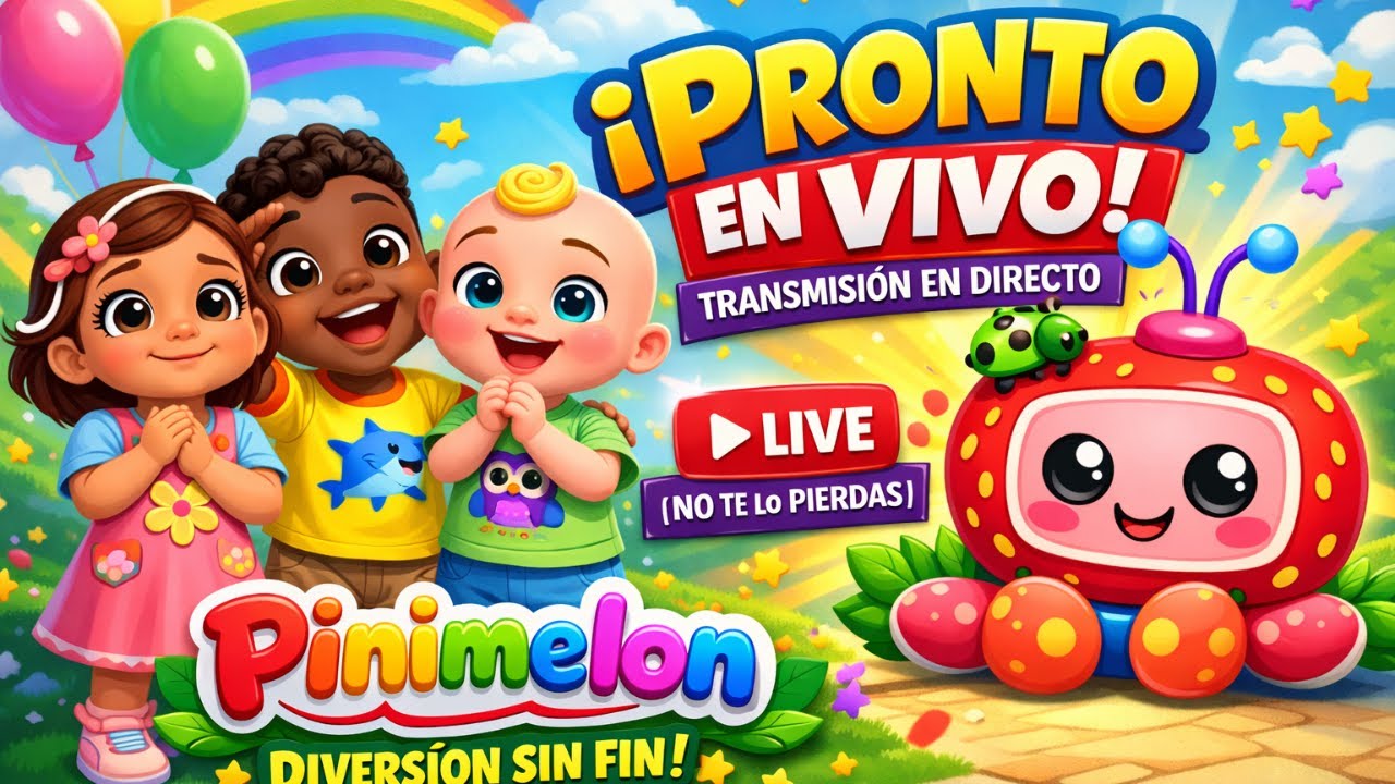 🌈 Pinimelon EN VIVO 🍓 Canciones Infantiles y Cuentos para Niños | Música Infantil
