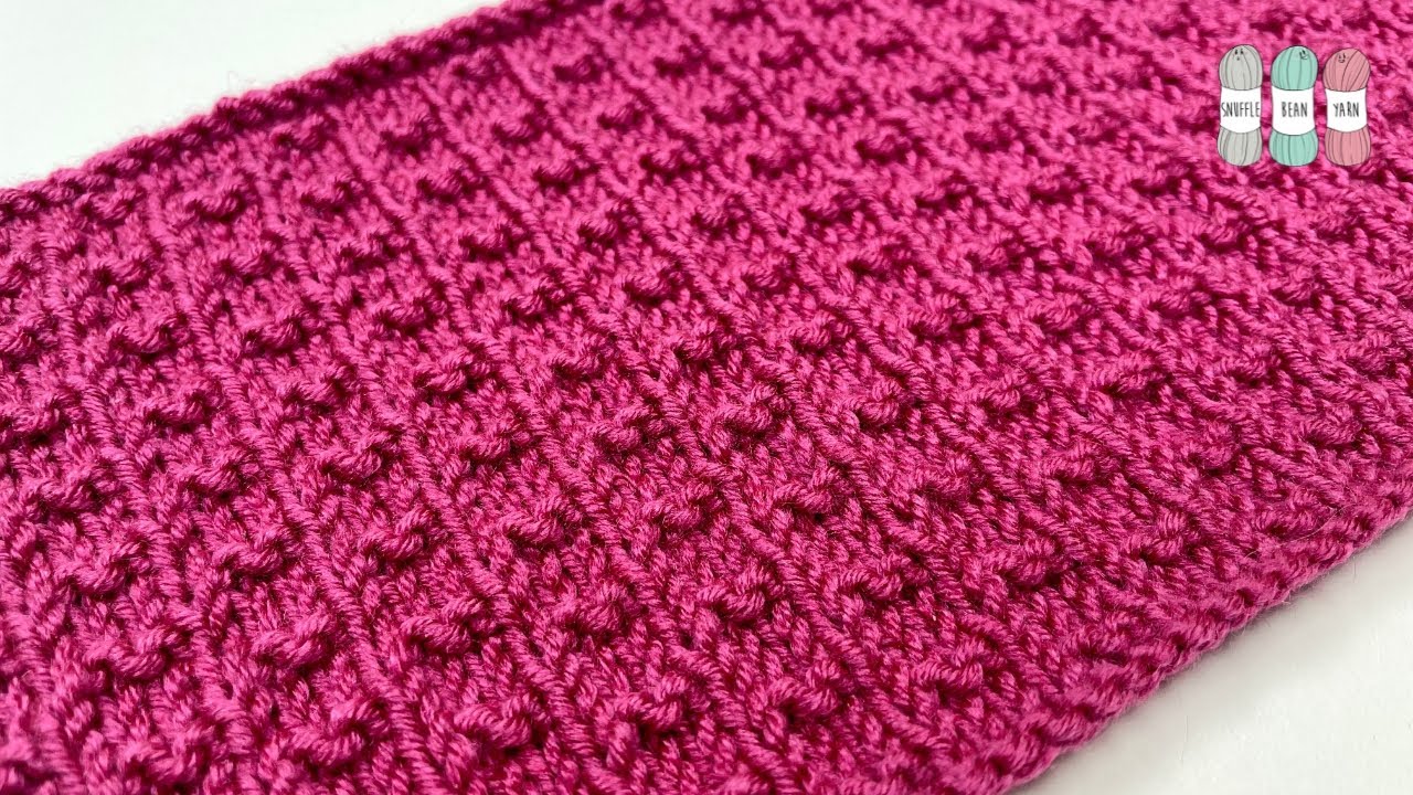 How to Knit the Double Fleck Stitch