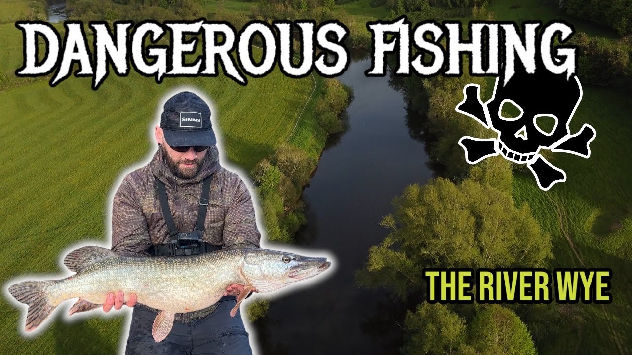 A DANGEROUS DAY! Fly Fishing For Pike | River Wye