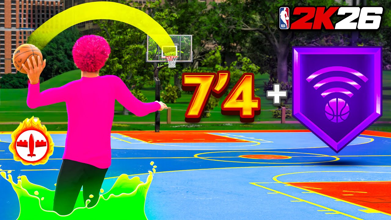 The POWER of a 7’4 STRETCH with HALL OF FAME Limitless Range on NBA 2K26