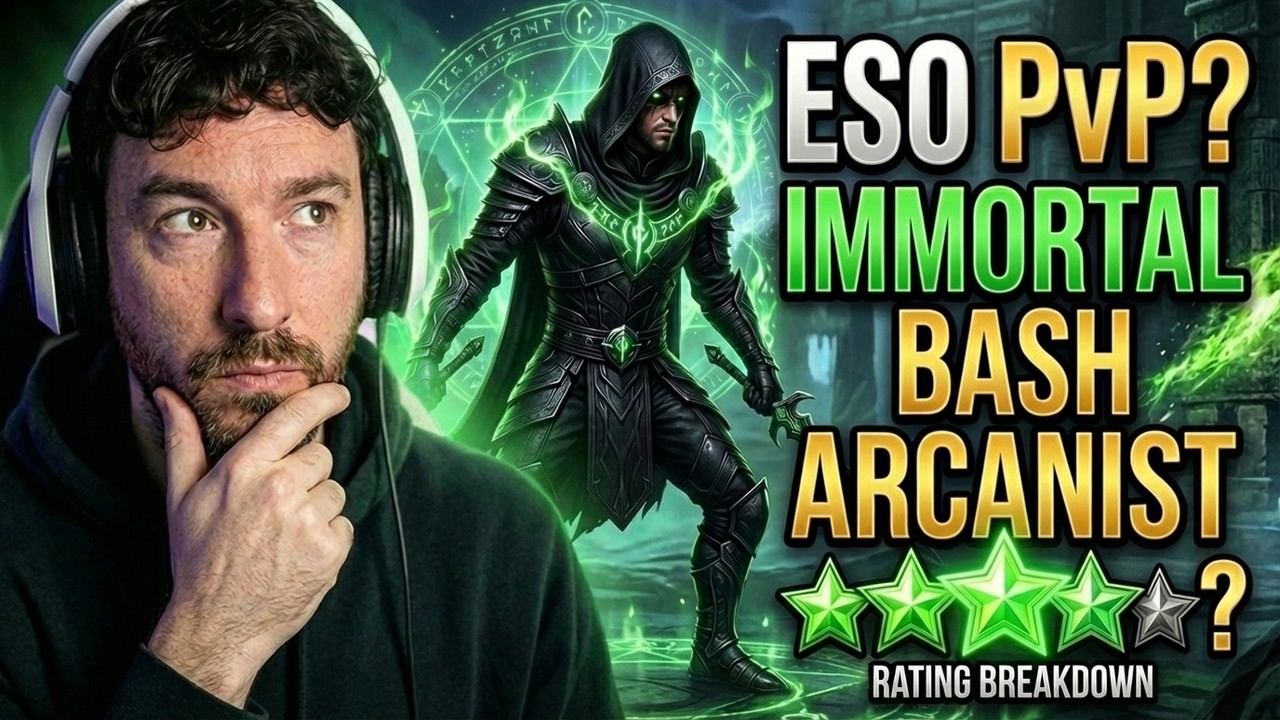 ESO PVP SUBCLASSING BUILD - IMMORTAL BASH ARCANIST (WITH RATING)