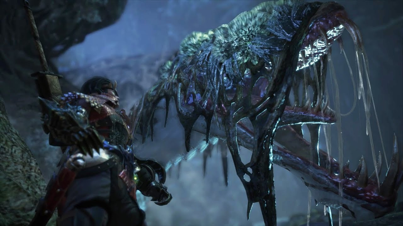 Monster Hunter World: Iceborne - Blackveil Vaal Hazak (Solo / Longsword)