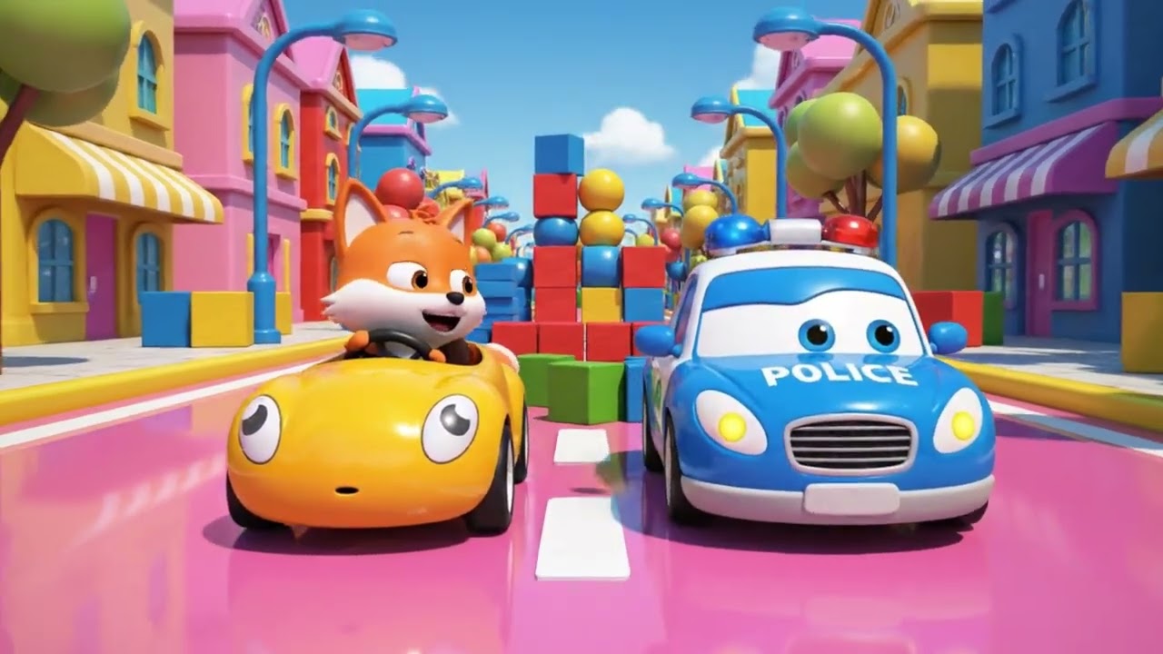 Police Car Song for Toddlers | Fun Kids Songs