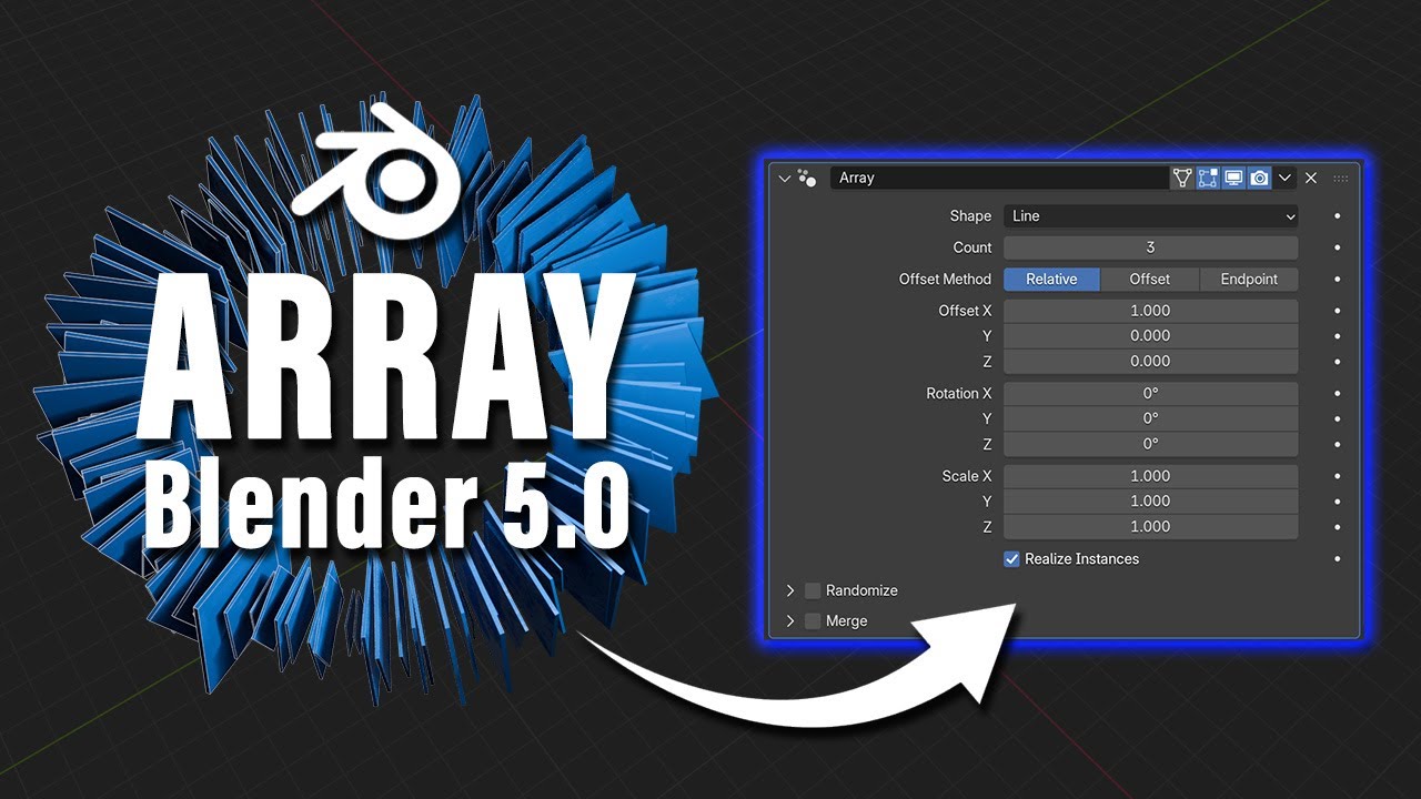 Blender 5.0 | Модификатор массивов стал НАМНОГО лучше!