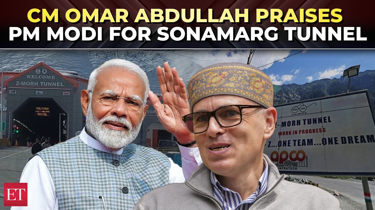 CM Omar Abdullah praises PM Modi for J&K's development, Sonamarg tunnel and peaceful election