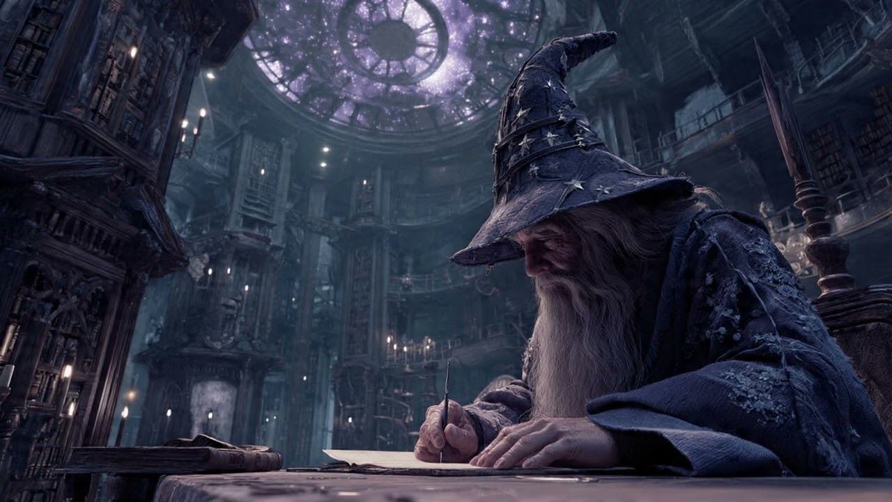 Deep Focus Music - Ancient Wizard in the Astral Library