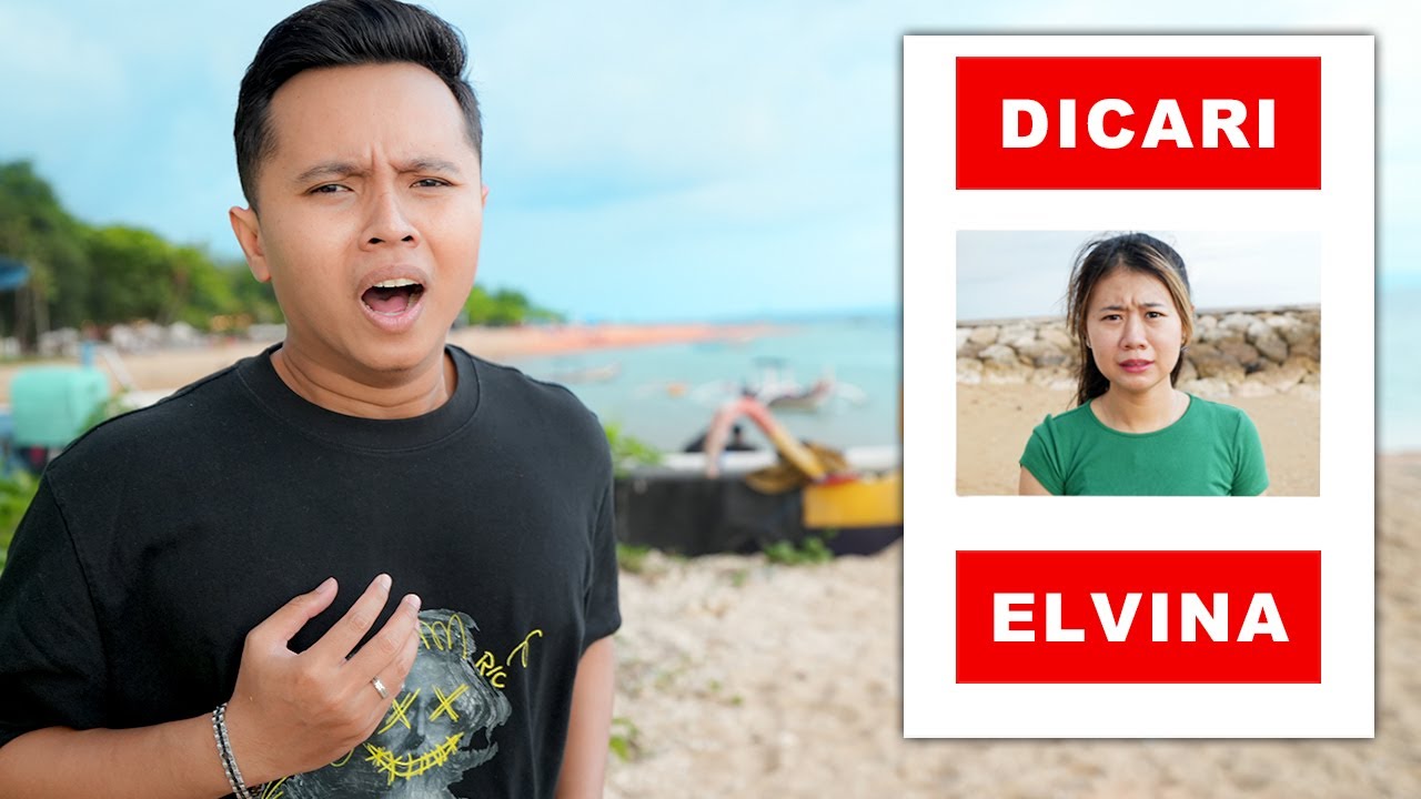 PRANK ZAINAL AKU HILANG DI PANTAI!! DIA SEDIH MENCARI!!
