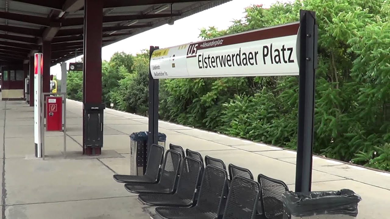 U-Bahn Berlin - U-Bahnhof Elsterwerdaer Platz U5 [HD 1080p]