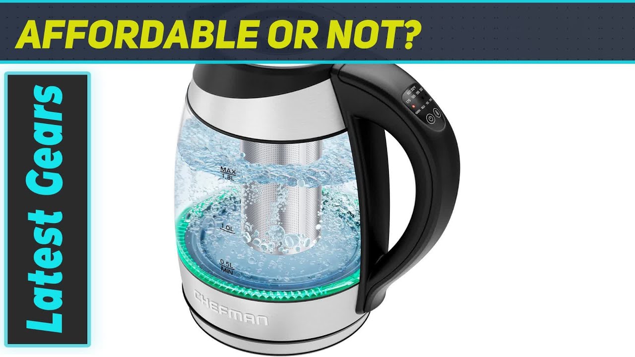 Chefman Electric Kettle with Temperature Control: The Ultimate Tea Brewing Companion!