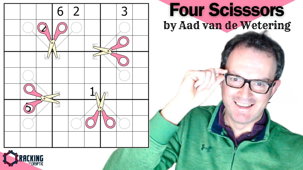 A Sudoku With Only 4 Given SCISSORS? !