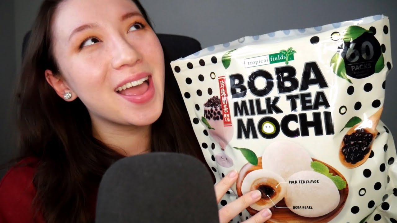 🍡 Mochi ASMR 🍡 Eating mochi & hard candy with ear to ear facts 😋