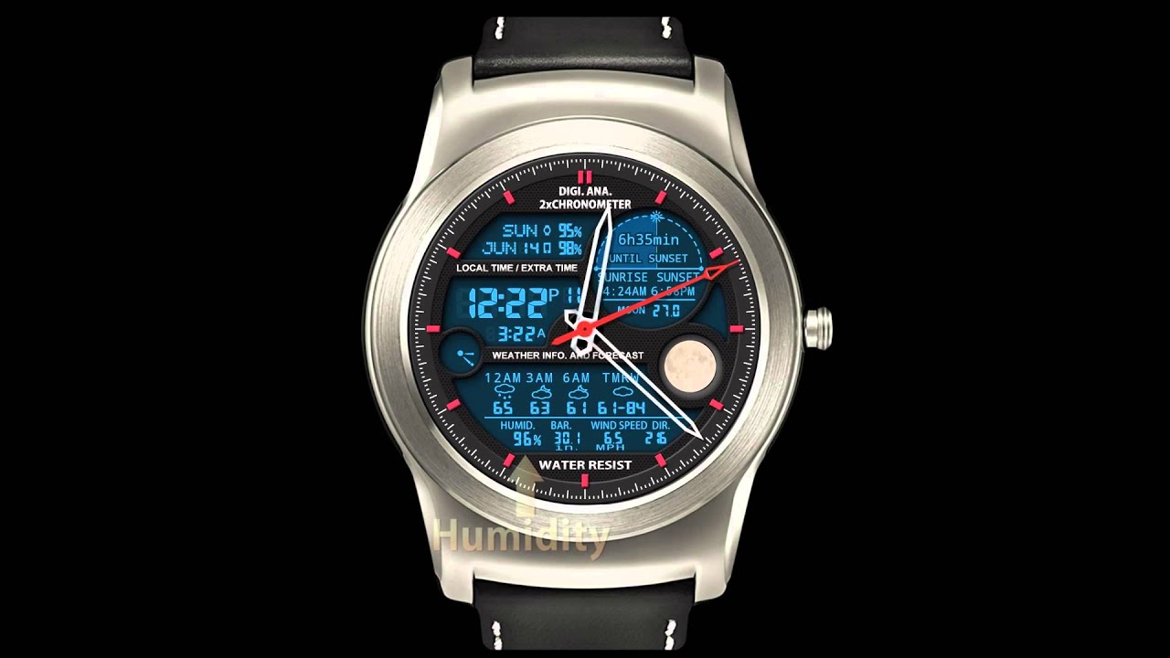 V12 WatchFace for Android Wear / LG Watch Urbane / G Watch R / Zenwatch / Smart Watch3