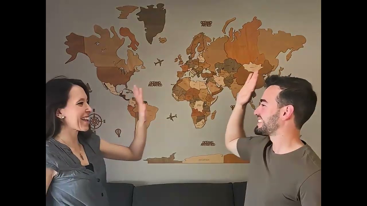 Mapamundi Tierra XL Premium - Tu Mundo Mapas
