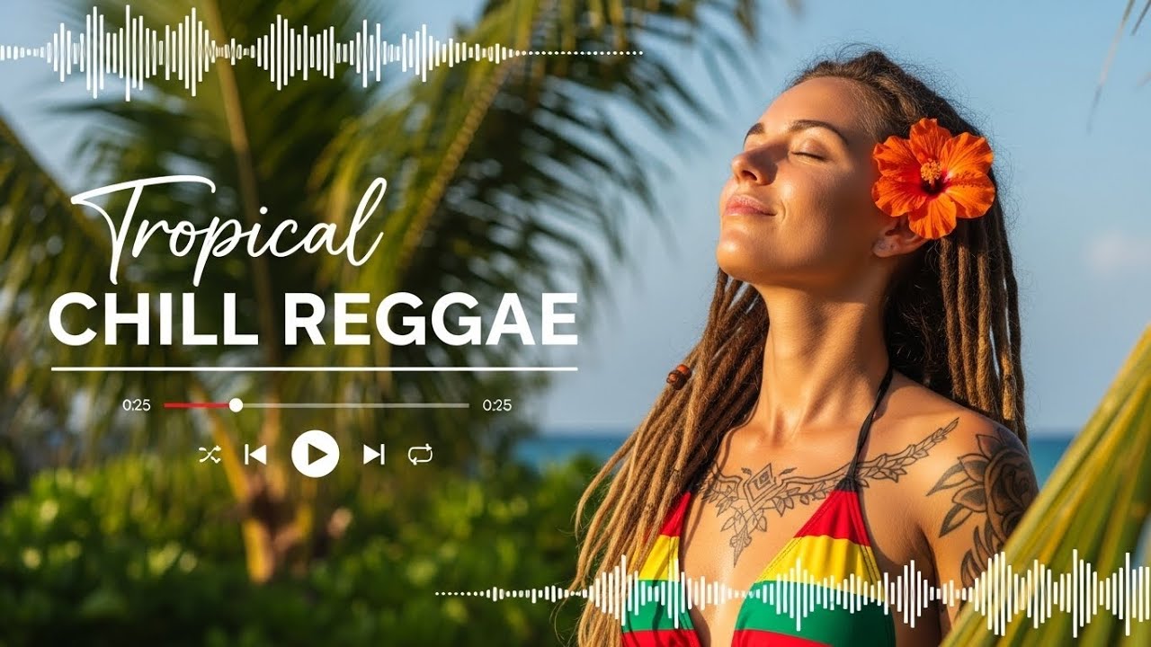 Hawaiian Relaxing Music Soft Ukulele Reggae Songs on the Peaceful Beach