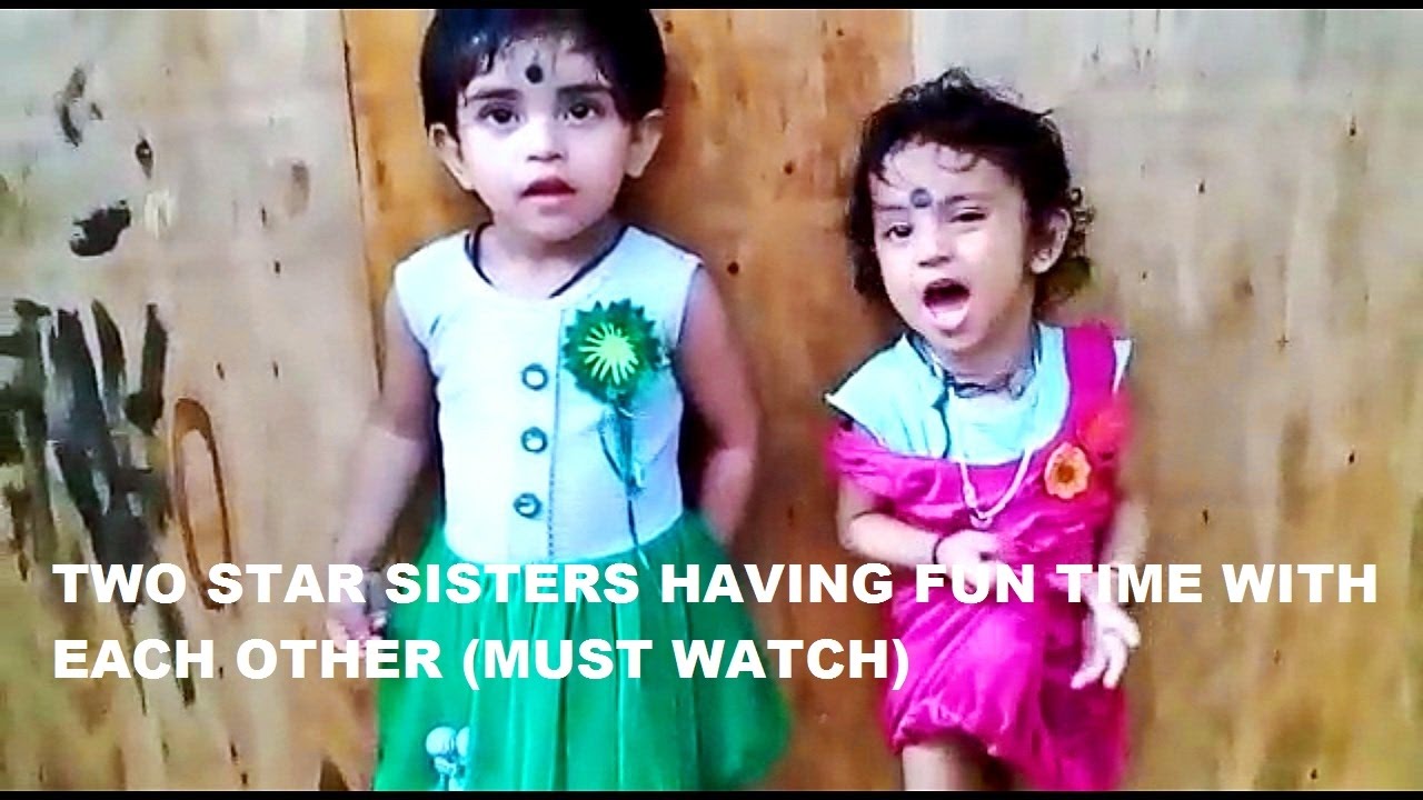 two star sisters having fun time | indian funny children videos | indian children funny video clips