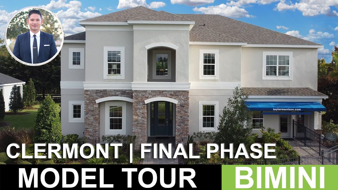 Роскошный дом в Клермоне | Модель BIMINI | Вариант с двумя спальнями | Orlando Realtor