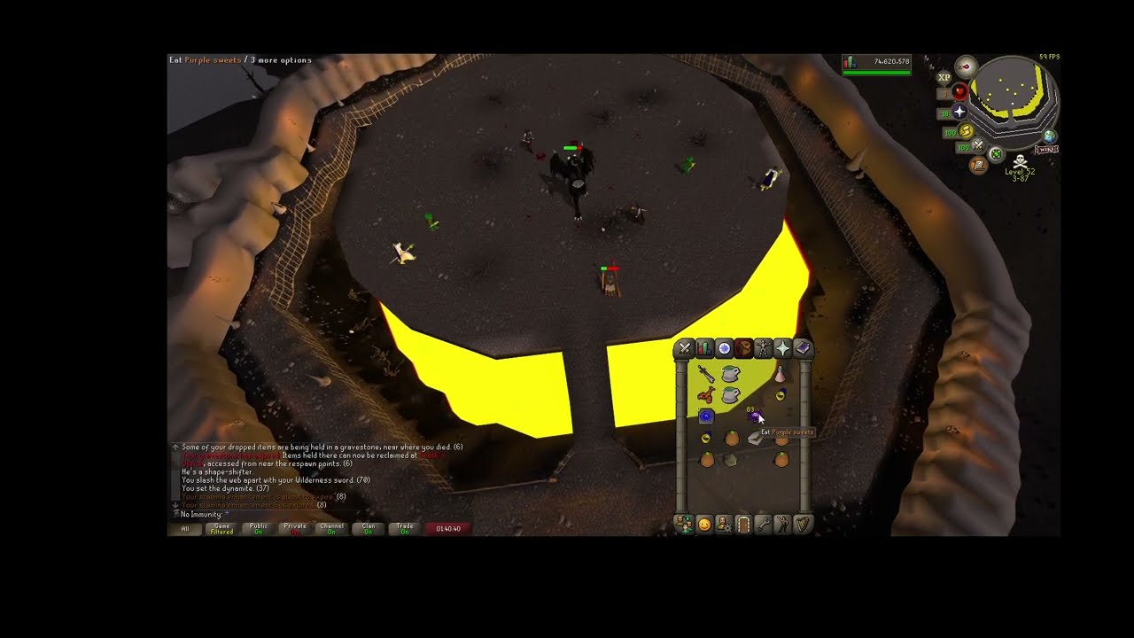 Poison Dynamite Mage Arena 1, 10hp Iron no prayer.