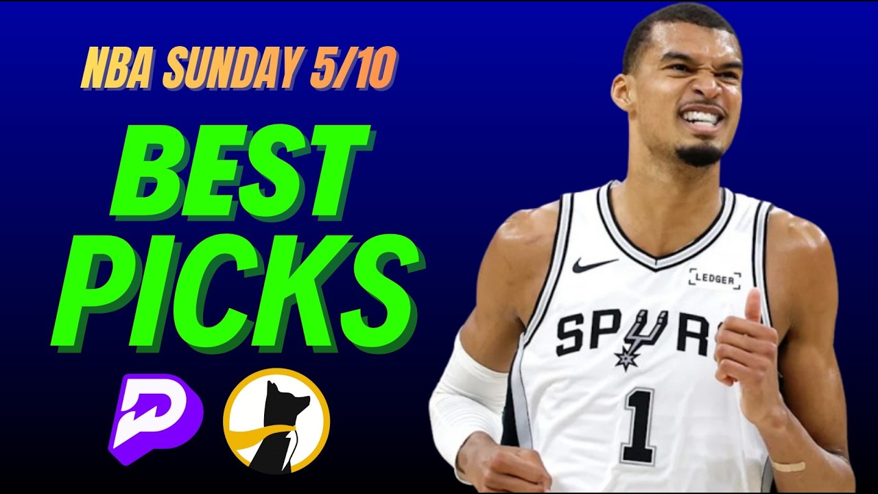 BEST NBA SUNDAY PRIZEPICKS TODAY🔥| PLAYER PROPS MAY 10TH #nba #prizepicks