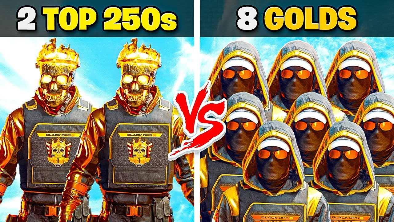 How Many GOLDS Can 2 TOP 250 Players Beat? (Hardpoint)