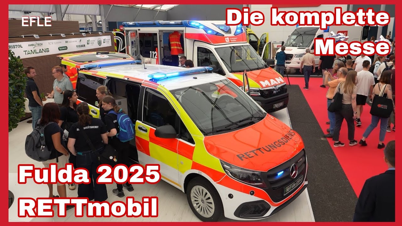 🆘️Rundgang über die RETTmobil 2025 in Fulda🚨Die EINSATZFAHRZEUGE und MEHR🚑