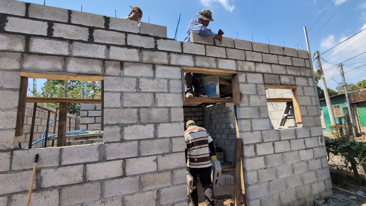 🟣Día 13 de la construcción de la NUEVA CASA de la abuelita Blanca/ Donación CASA #56🇸🇻