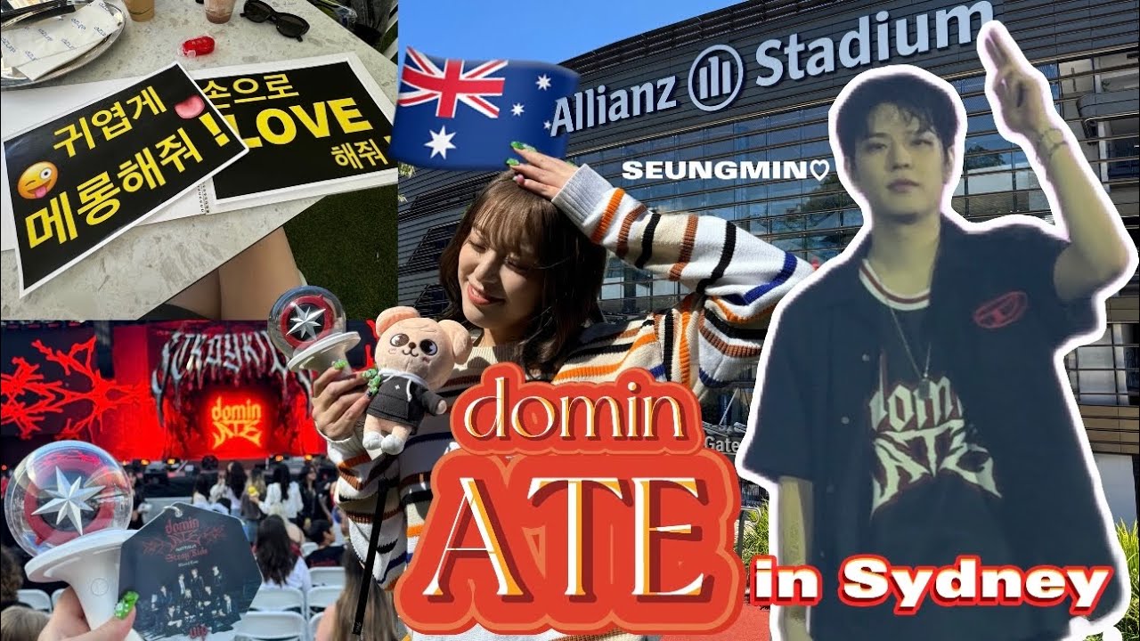 【STAY VLOG❤️】念願のシドニー公演😭🇦🇺6ヶ月ぶりのstraykidsやっぱりたのしすぎた‼️🖤【ライブの日】【オーストラリア】