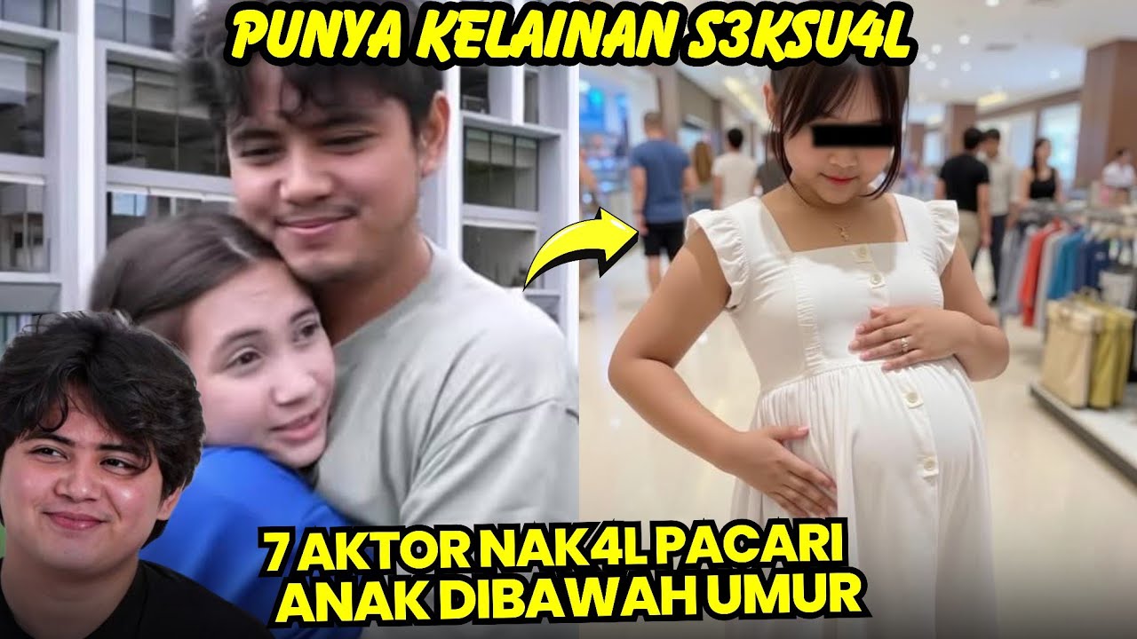 Gaya Pacaran Kelewat Batas,, 7 Aktor populer Jalani cinta terlarang dengan anak dibawah umur