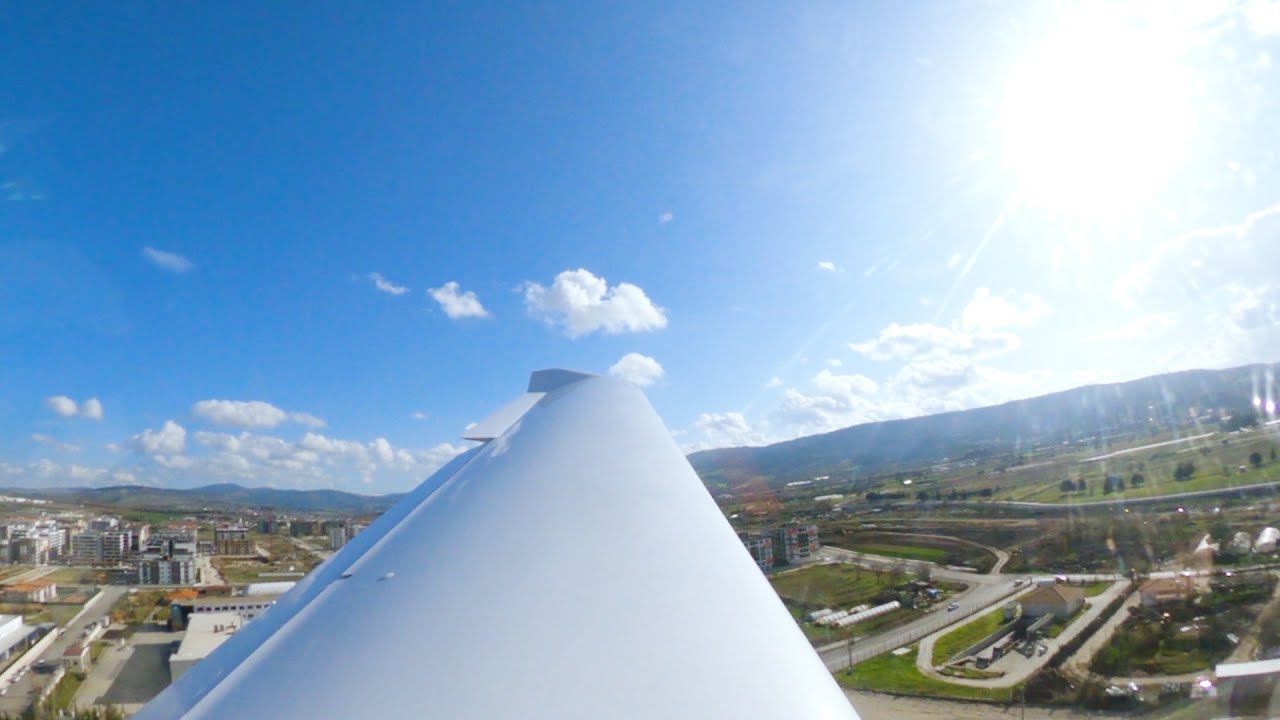 LANDING TO CANAKKALE AIRPORT WITH GUSTY CROSSWIND
