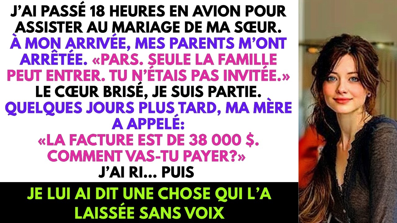 Mes Parents Ont Falsifié Ma Signature Sur La Facture De $38K Du Mariage
