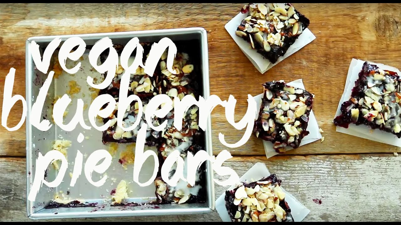 Almond Lemon Blueberry Pie Bars  | Minimalist Baker Recipes