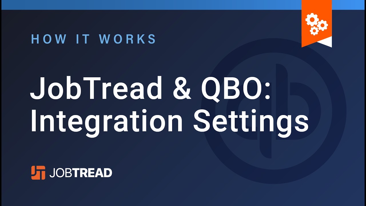 JobTread & QBO: Integration Settings