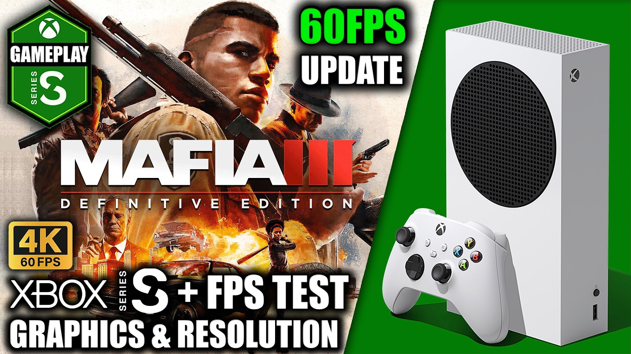 Mafia 3: 60FPS/Next Gen Update - Xbox Series S Gameplay + FPS Test