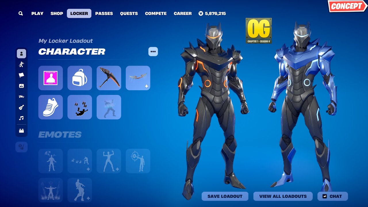 Fortnite O.M.E.G.A Alpha & Carbide OG Styles Concept Showcase!