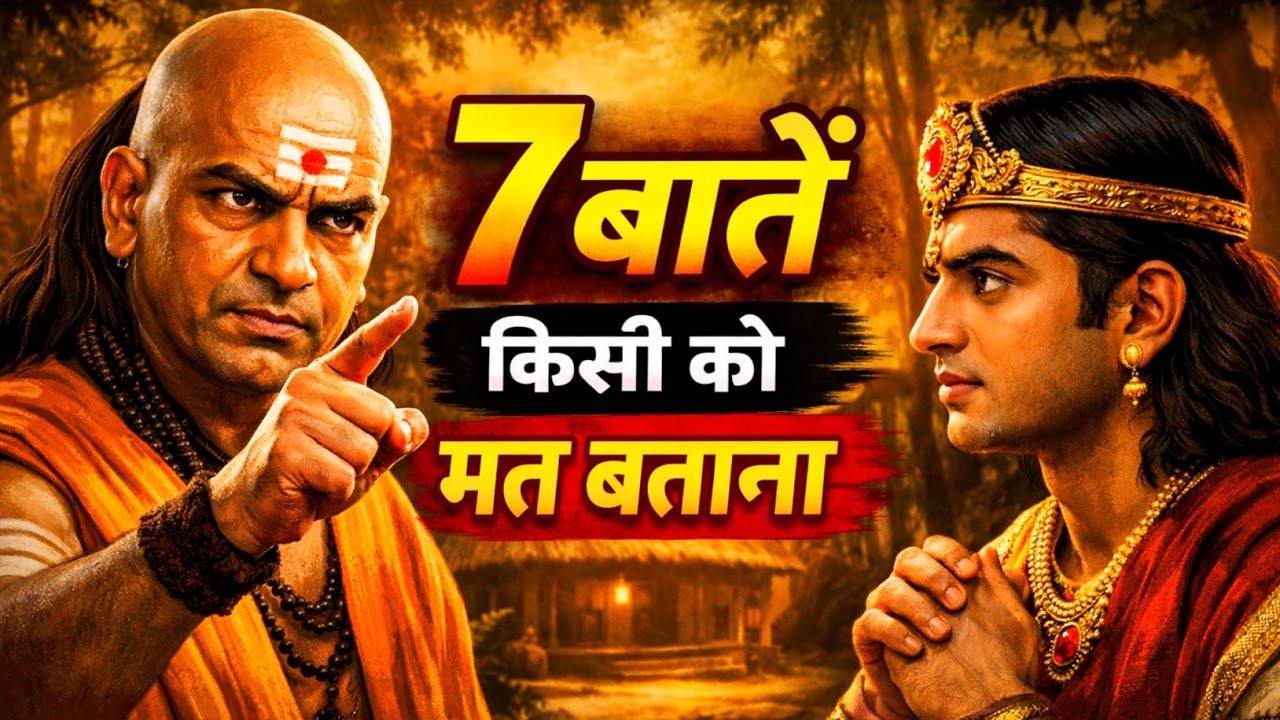 🔥 चाणक्य की 7 गुप्त बातें | इन्हें किसी को मत बताना | Chanakya niti 