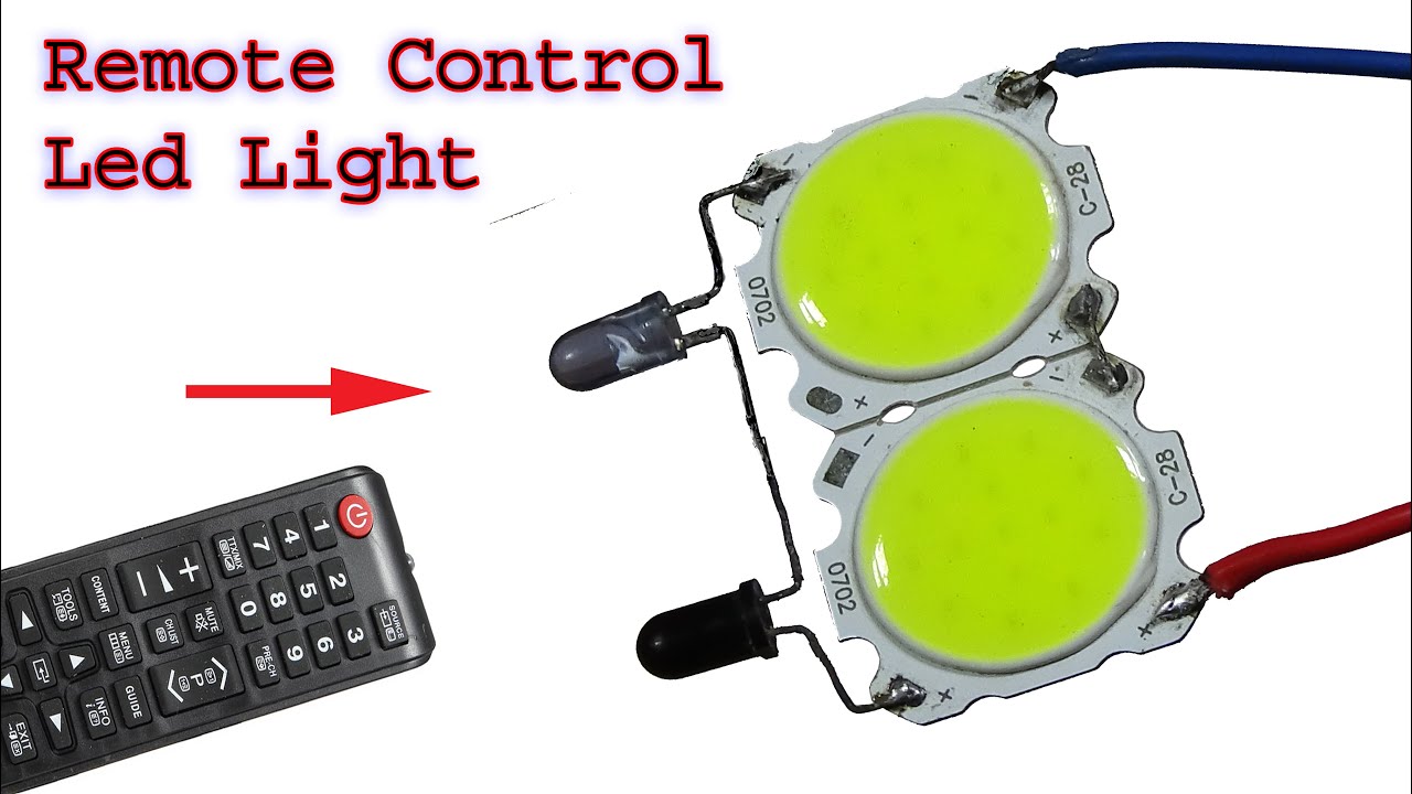 2 Amazing Remote Control ON OFF Led Light Circuit using BC547 & NE555 ic