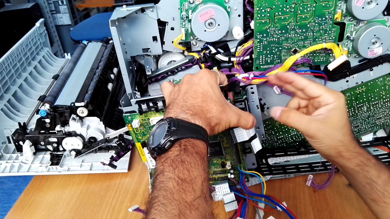 HP Color LaserJet CP5525 - Remove MAIN DRIVE - ALL SERVICES SRL