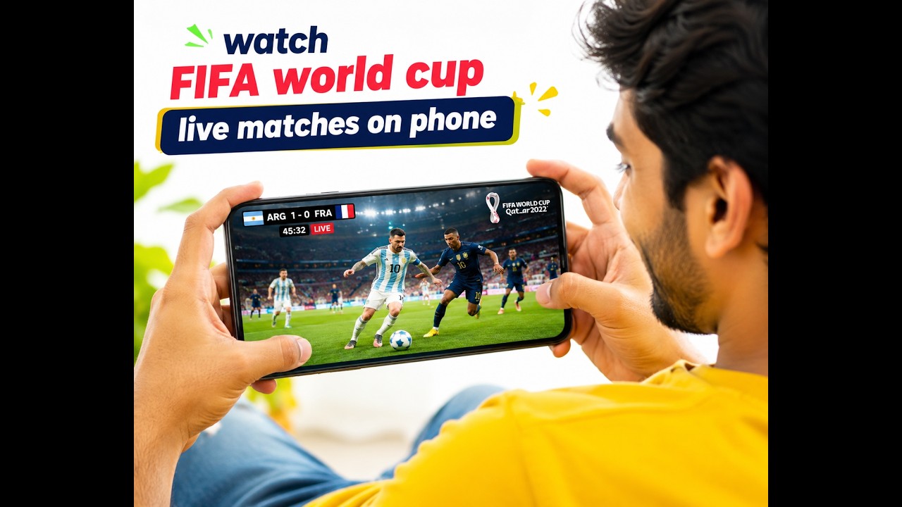 How to Watch Live Fifa World Cup 2026 on Phone