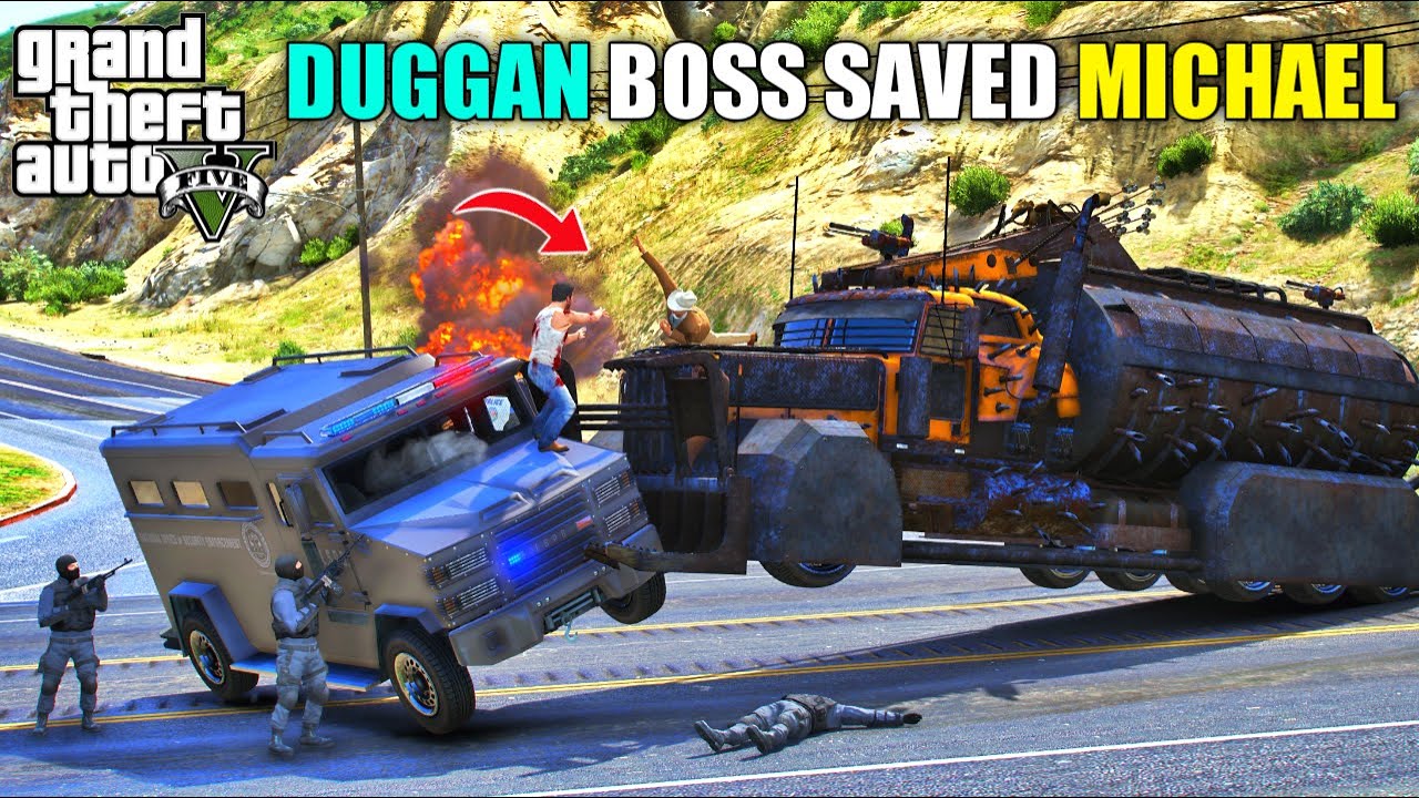 GTA 5 : DUGGAN BOSS SAVED MICHAEL'S LIFE || BB GAMING