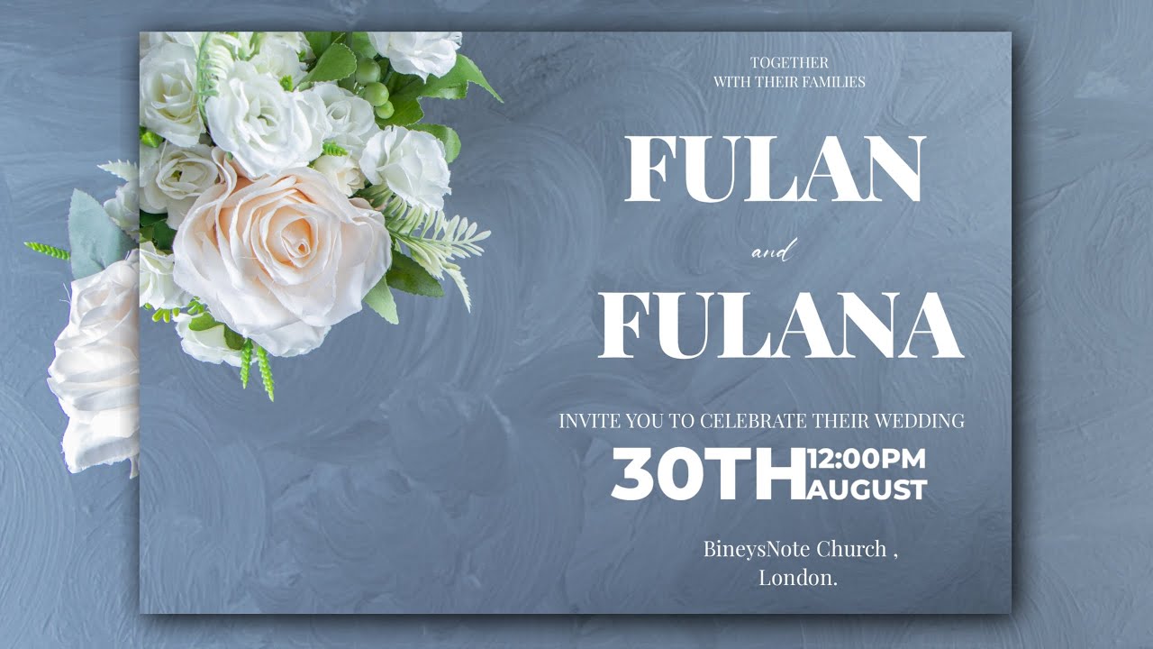 How to make wedding  poster  - PixelLab