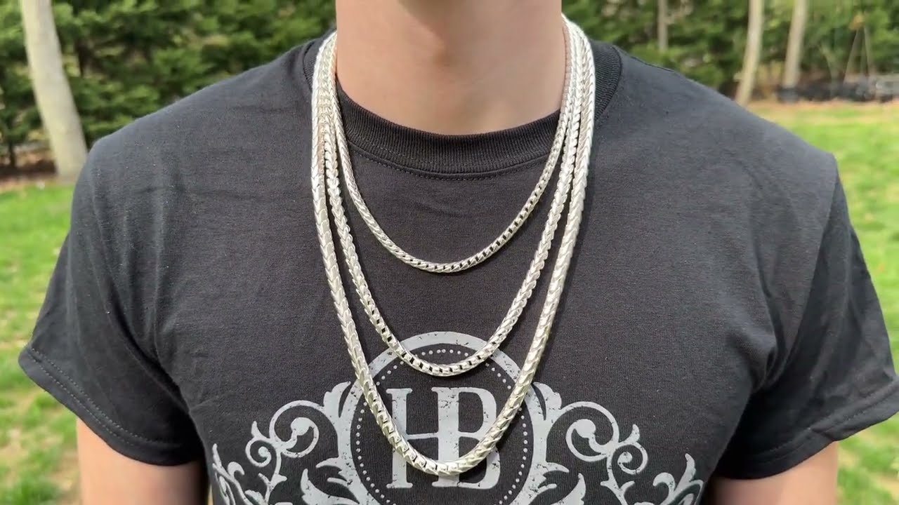 Best Italian 925 Silver Chain? Handmade ROUND Franco Chain!