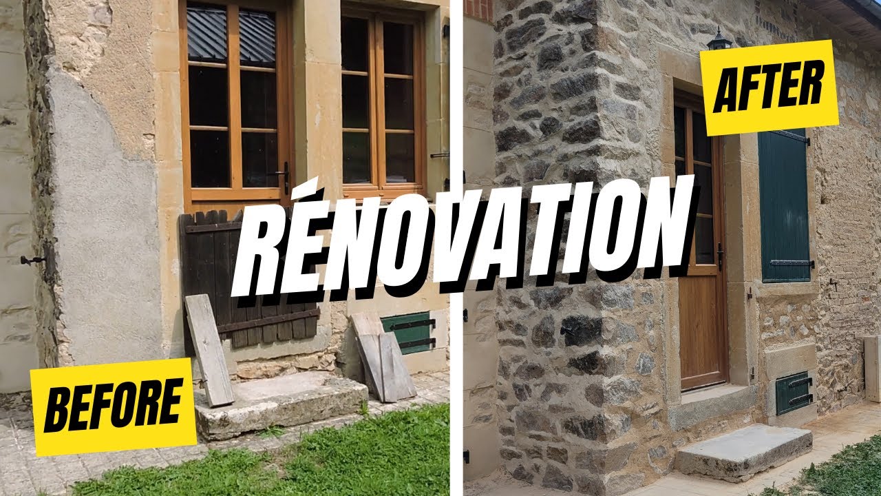 RÉNOVATION D'UN MUR EN PIERRE : ENDUIT À LA CHAUX DANS LE MORVAN (PARTIE 2)
