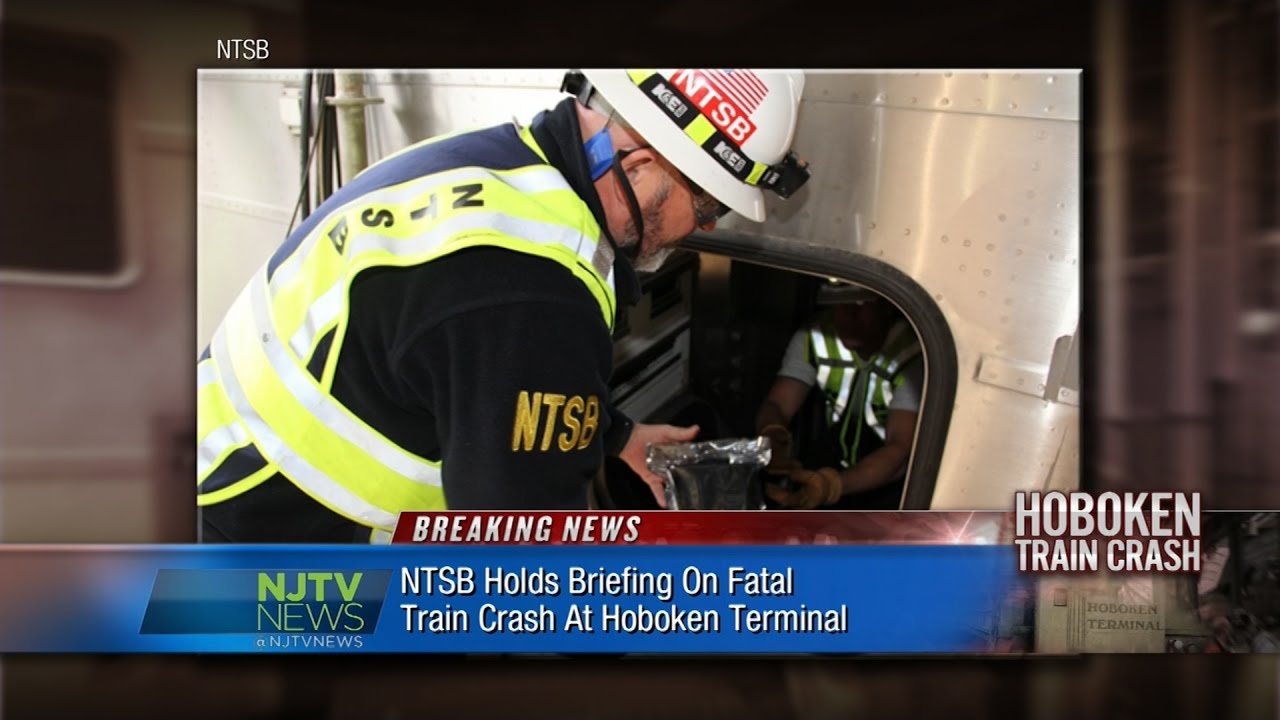 NTSB Recovers Event Recorder from Hoboken Train Crash