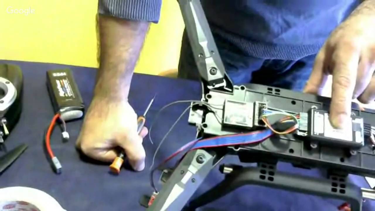 Set up pre-volo di Sky Rider Drone