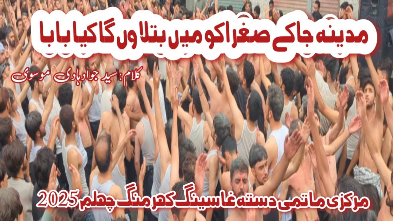 Madinay ja k sughra ko main batlawon ga kia baba | Julos Arbaeen Ghasing Kharmang | Kalam Syed Jawad